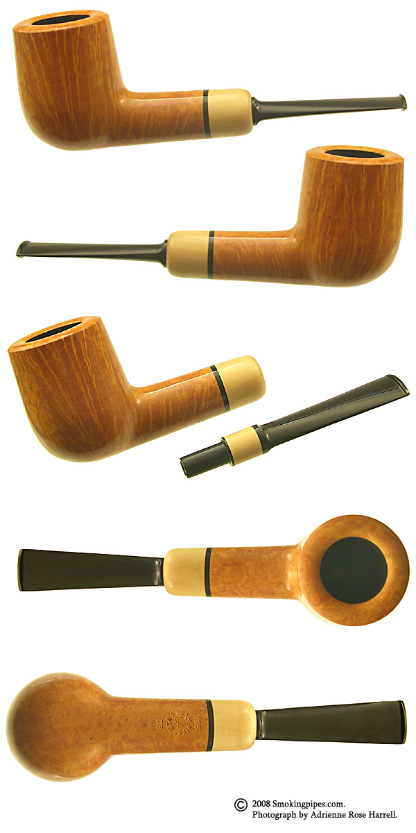 J. Alan Pipes Smooth Billiard with Boxwood Mount