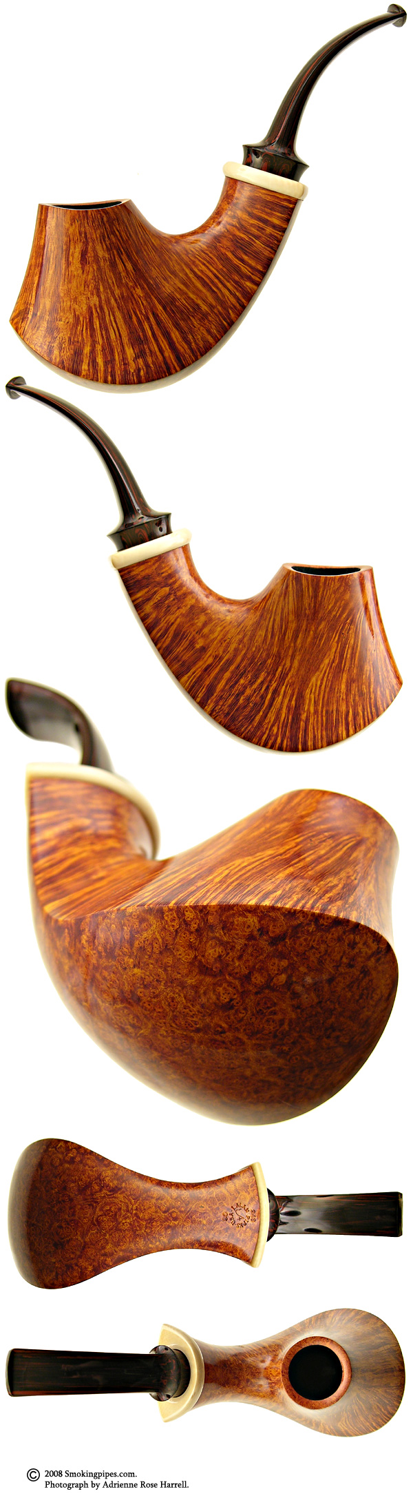 J. Alan Pipes Smooth Volcano with Ivory
