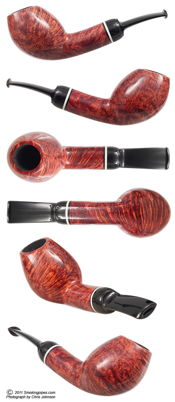 J. Alan Pipes Smooth Egg with Mastodon Ivory