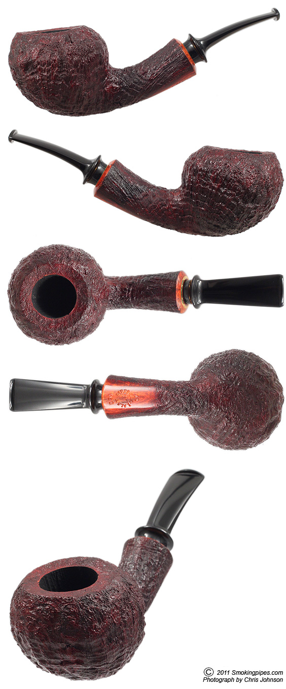J. Alan Pipes Sandblasted Bent Apple