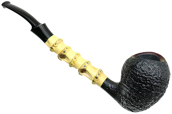 J. Alan Pipes Sandblasted Acorn with Bamboo (1054)