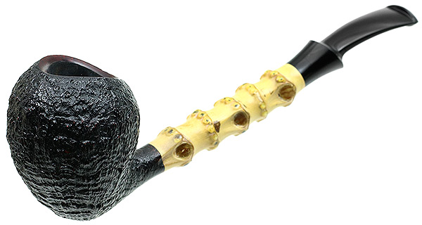 J. Alan Pipes Sandblasted Acorn with Bamboo (1054)