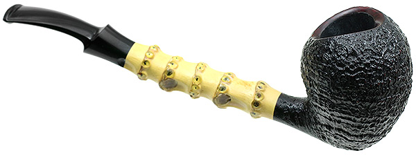 J. Alan Pipes Sandblasted Acorn with Bamboo (1054)
