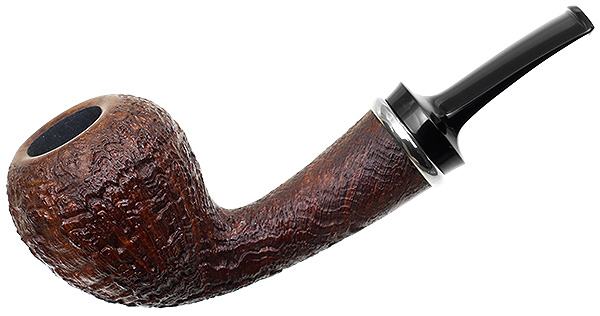 J. Alan Pipes Sandblasted Strawberry with Argentium Silver (1086)