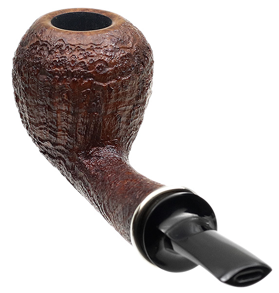 J. Alan Pipes Sandblasted Strawberry with Argentium Silver (1086)