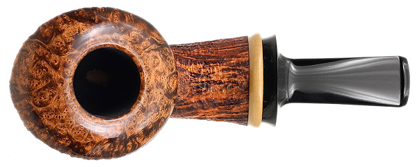 J. Alan Pipes Partially Sandblasted Bent Dublin with Boxwood (1119)