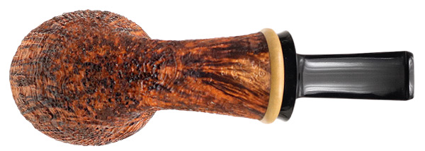 J. Alan Pipes Partially Sandblasted Bent Dublin with Boxwood (1119)