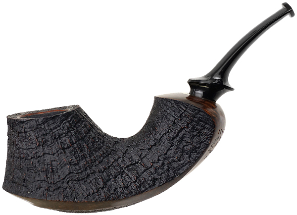 J. Alan Pipes Partially Sandblasted Surfing Volcano (1111)