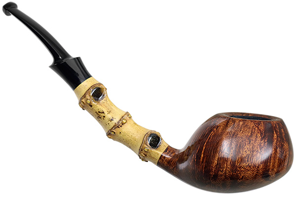 J. Alan Pipes Smooth Tomato with Bamboo (1170)