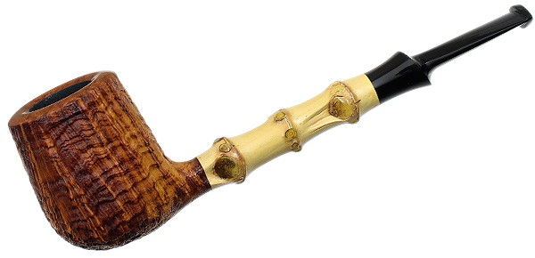 J. Alan Pipes Sandblasted Billiard with Bamboo (1180)