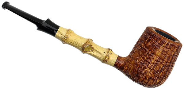 J. Alan Pipes Sandblasted Billiard with Bamboo (1180)