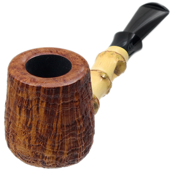 J. Alan Pipes Sandblasted Billiard with Bamboo (1180)