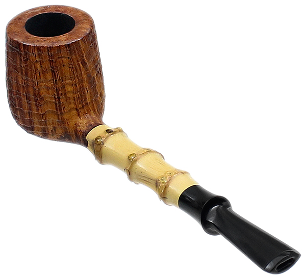 J. Alan Pipes Sandblasted Billiard with Bamboo (1180)