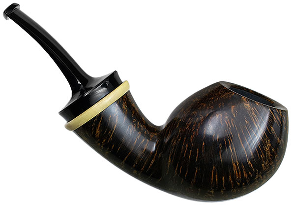 J. Alan Pipes Smooth Bent Egg with Boxwood (1233)