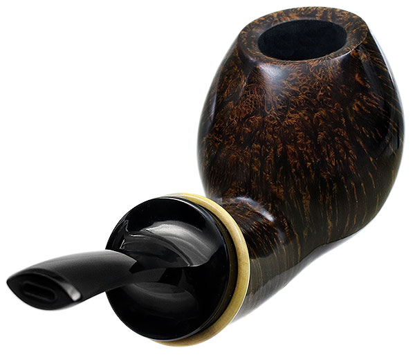 J. Alan Pipes Smooth Bent Egg with Boxwood (1233)
