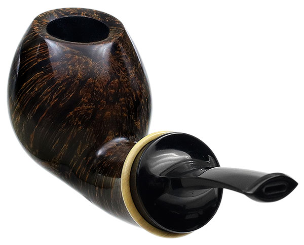 J. Alan Pipes Smooth Bent Egg with Boxwood (1233)