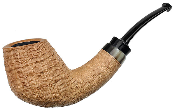 J. Alan Pipes Sandblasted Swan with Horn (1229)