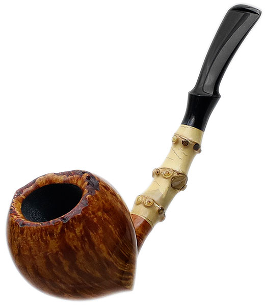 J. Alan Pipes Origami Strawberry with Bamboo (1330)