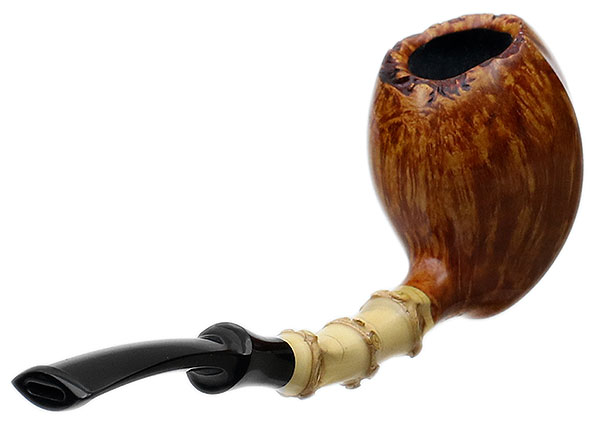J. Alan Pipes Origami Strawberry with Bamboo (1330)
