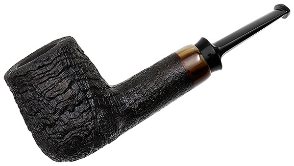 J. Alan Pipes Sandblasted Billiard with Horn (1361)