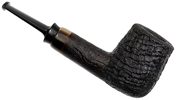 J. Alan Pipes Sandblasted Billiard with Horn (1361)