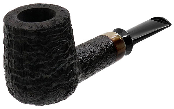 J. Alan Pipes Sandblasted Billiard with Horn (1361)
