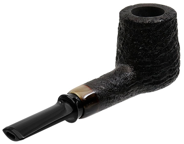 J. Alan Pipes Sandblasted Billiard with Horn (1361)