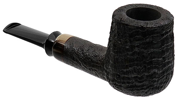 J. Alan Pipes Sandblasted Billiard with Horn (1361)