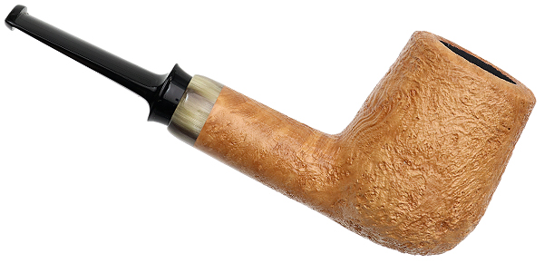 J. Alan Pipes Natural Sandblasted Liminal Billiard with Horn (1402)