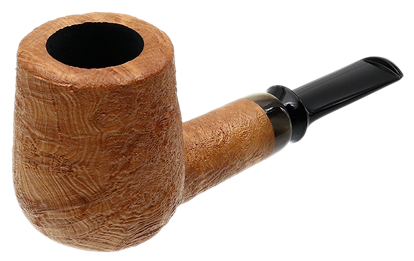 J. Alan Pipes Natural Sandblasted Liminal Billiard with Horn (1402)