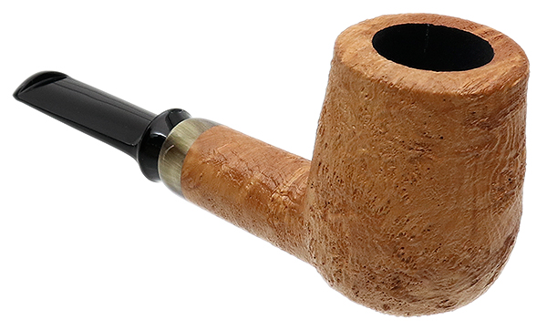 J. Alan Pipes Natural Sandblasted Liminal Billiard with Horn (1402)