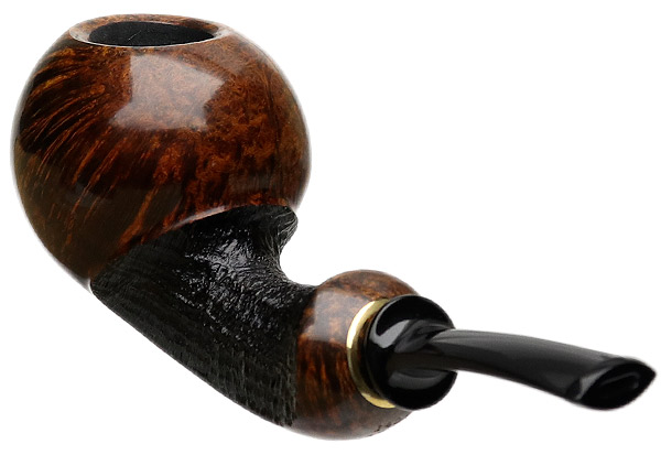 J. Alan Pipes Partially Sandblasted Bent Ball (1405)