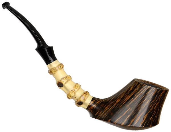 J. Alan Pipes Smooth Volcano with Bamboo (1415)