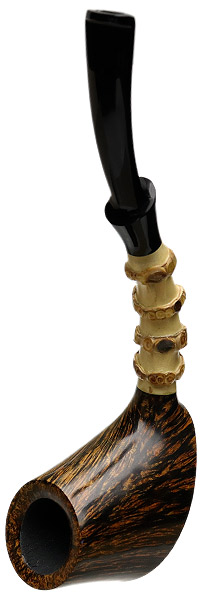 J. Alan Pipes Smooth Volcano with Bamboo (1415)
