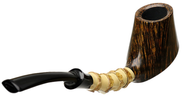 J. Alan Pipes Smooth Volcano with Bamboo (1415)