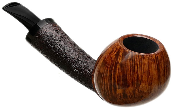 J. Alan Pipes Partially Sandblasted Bent Apple (1425)