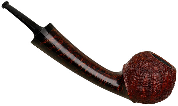 J. Alan Pipes Partially Sandblasted Bent Apple (1426)