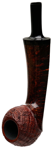 J. Alan Pipes Partially Sandblasted Bent Apple (1426)