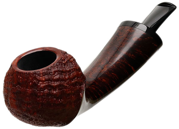J. Alan Pipes Partially Sandblasted Bent Apple (1426)