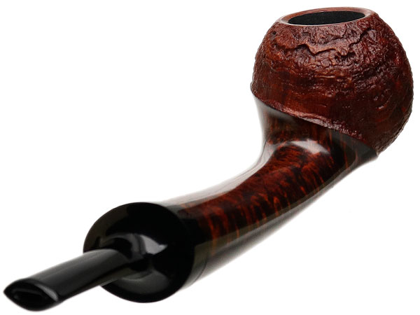 J. Alan Pipes Partially Sandblasted Bent Apple (1426)