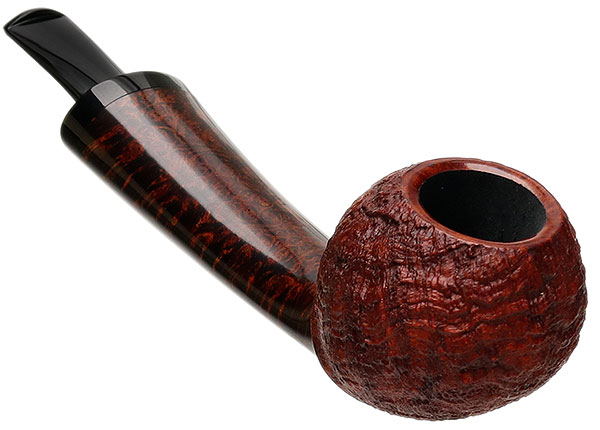 J. Alan Pipes Partially Sandblasted Bent Apple (1426)