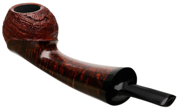 J. Alan Pipes Partially Sandblasted Bent Apple (1426)