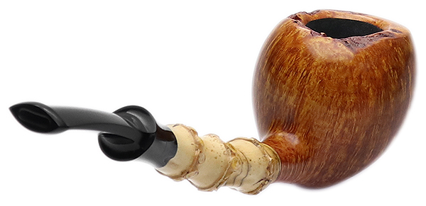 J. Alan Pipes Smooth Strawberry with Bamboo (1450)