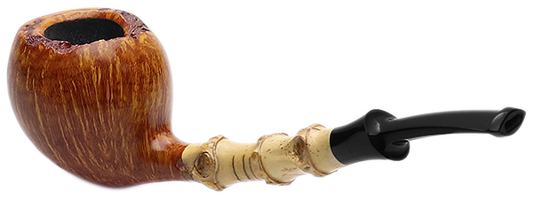 J. Alan Pipes Smooth Strawberry with Bamboo (1450)