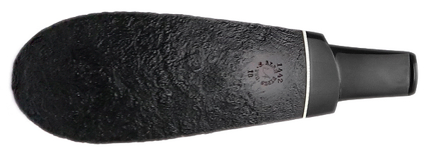 J. Alan Pipes Sandblasted Speeding Bosc Volcano with Ivorite (1442)