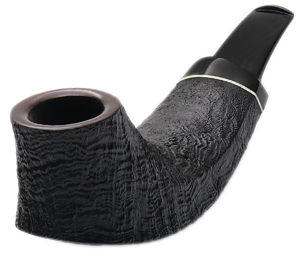 J. Alan Pipes Sandblasted Speeding Bosc Volcano with Ivorite (1442)