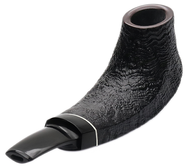 J. Alan Pipes Sandblasted Speeding Bosc Volcano with Ivorite (1442)