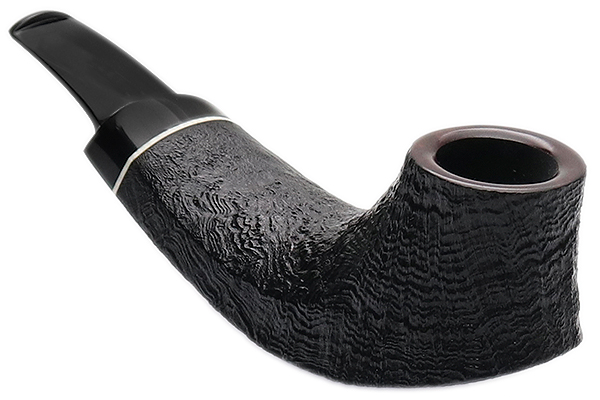 J. Alan Pipes Sandblasted Speeding Bosc Volcano with Ivorite (1442)