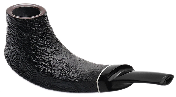 J. Alan Pipes Sandblasted Speeding Bosc Volcano with Ivorite (1442)