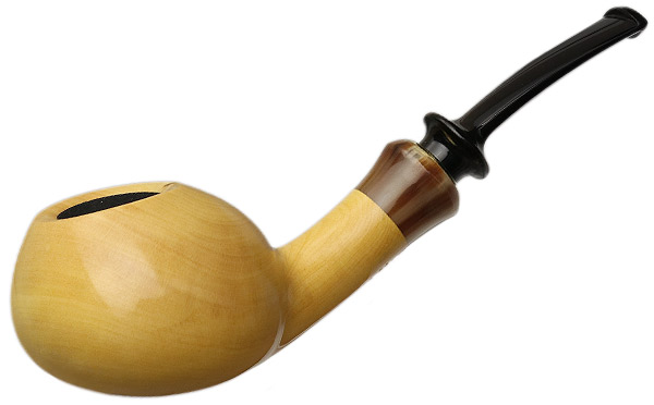 J. Alan Pipes Smooth Boxwood Tomato with Horn (1468)